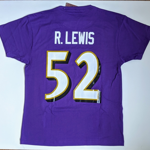 NWT Mitchell and Ness Ray Lewis T-Shirt Ravens - Picture 1 of 7